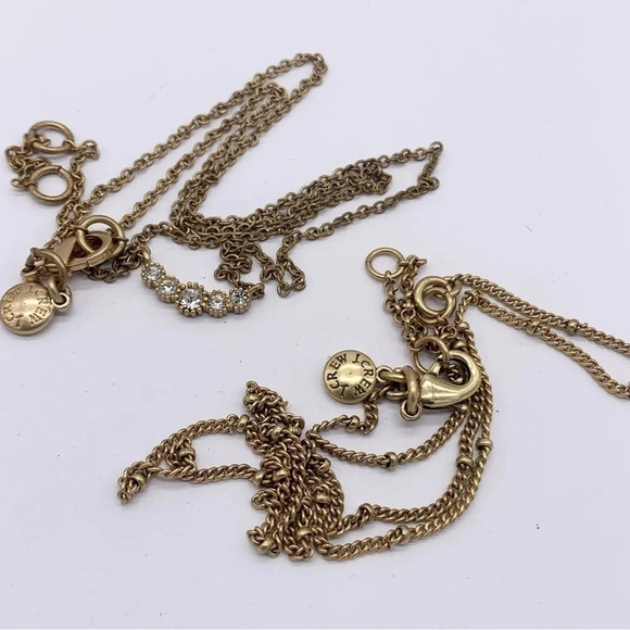J. Crew Set of Two Dainty Gold Necklaces - Picture 2 of 2